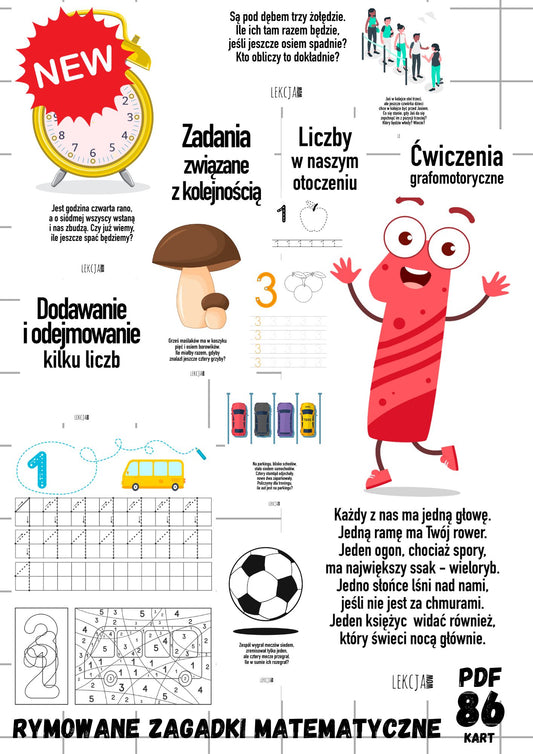 RYMOWANE ZAGADKI MATEMATYCZNE 🔢